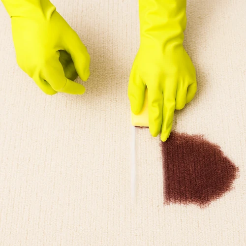 Stain removal from carpets and upholstery